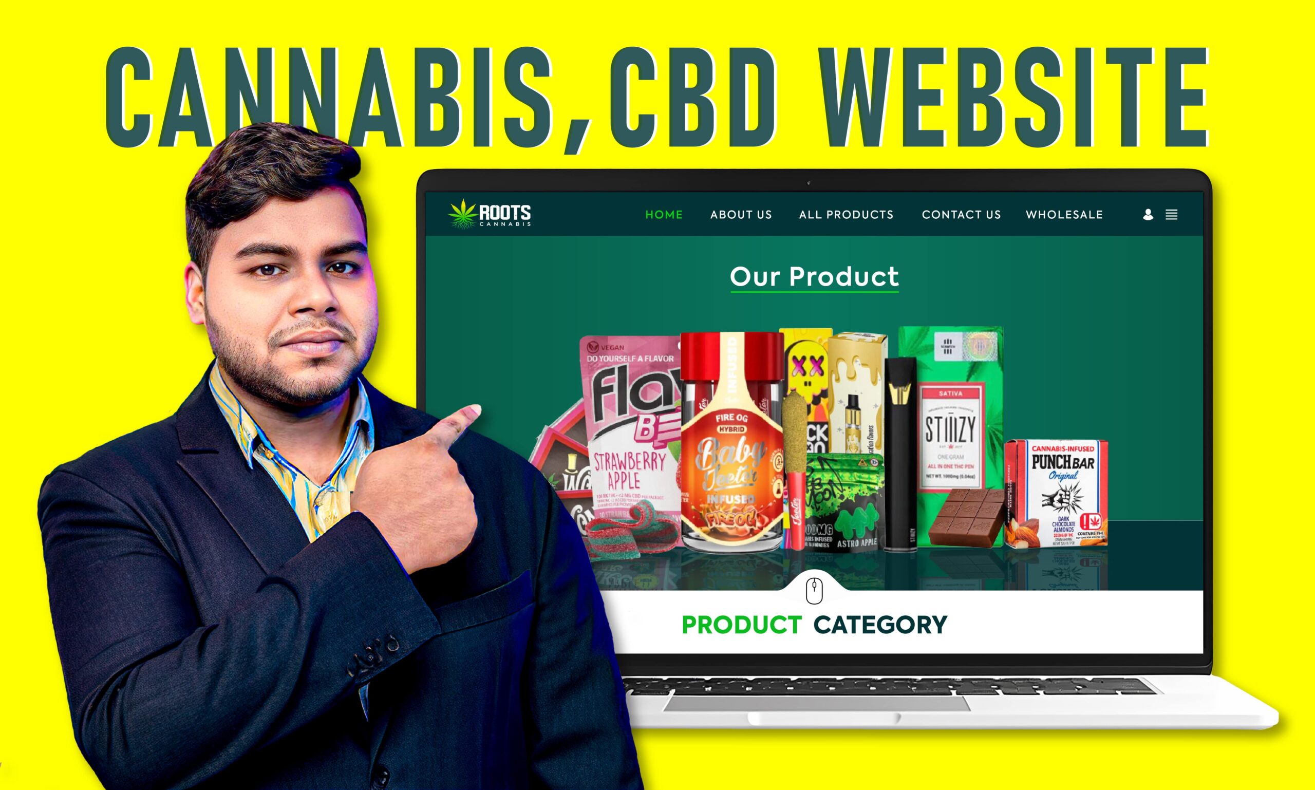 Cannabis ecommerce website 1